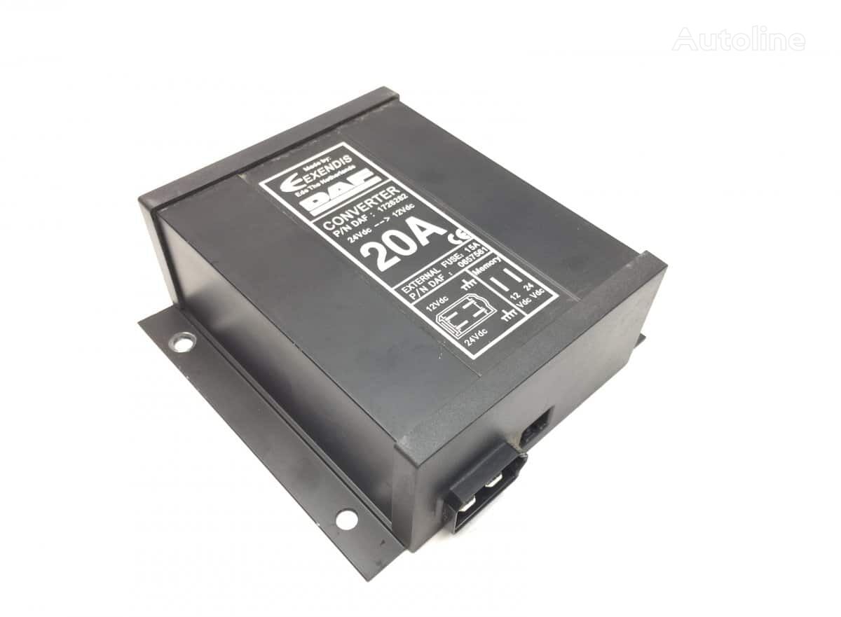 Convertor de tensiune inversor de corriente para DAF 20A 24Vdc – 12Vdc camión