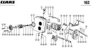 6690810 power steering pump for Claas grain harvester