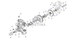 силоотводен вал 530150221202 за колесен трактор Fendt Vario 1038 1042 1046 1050