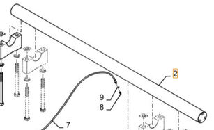 48010044 primary shaft for Case 1150M 1150MWT/LGP bulldozer