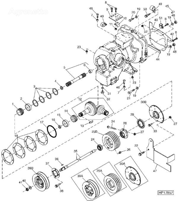 ременица H152924 за комбајн за жито John Deere