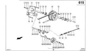 шкив 0006448460 для зерноуборочного комбайна Claas Lexion 580