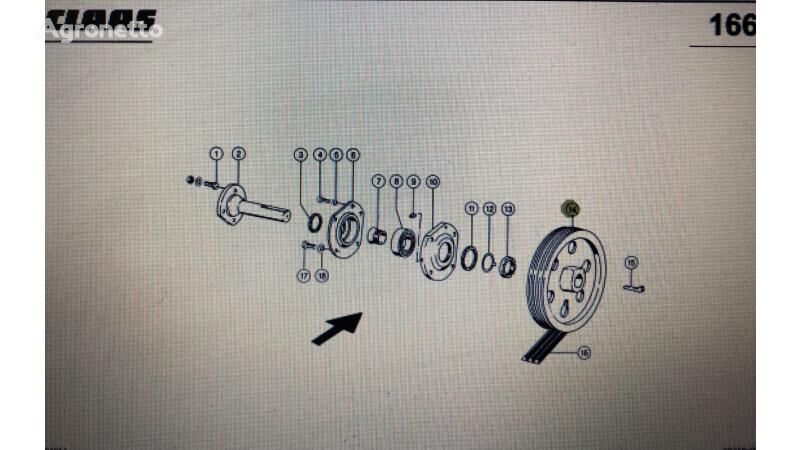 шкив для зерноуборочного комбайна Claas Mega 370-340
