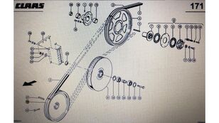 remskiva till Claas Mega 370-340  skördetröska