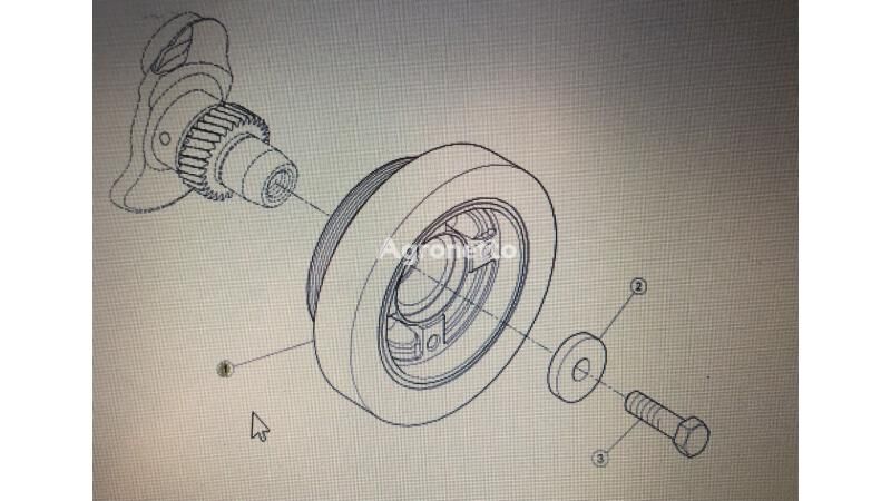 Claas 00 1137 796 0 polea para Claas Arion 640 600 500 tractor de ruedas - Agronetto