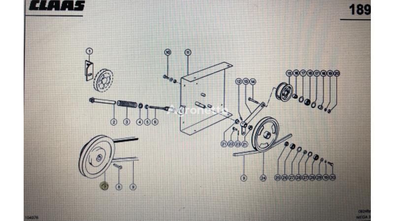 ремъчна шайба Claas Koło pasowe за зърнокомбайн Claas  Mega 370-340