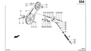 Claas Lexion 560 KOŁO PASOWE  0006449060 (Napęd odrzutnika) Riemenscheibe für Claas Lexion 560  Getreideernter