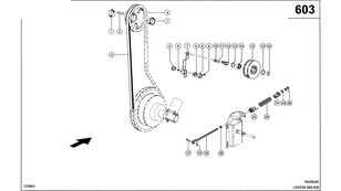 Claas Lexion 560 KOŁO PASOWE  0006672761 (Napęd dmuchawy, 1. stopień) 0006672761 pulley for Claas Lexion 560 grain harvester