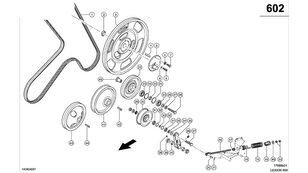 шкив Claas Lexion 600 KOŁO PASOWE  0006449450 (Napęd skrzyni sitowej, 3. st для зерноуборочного комбайна Claas Lexion 600