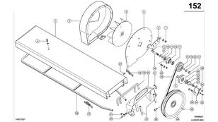 Claas Lexion 600 KOŁO PASOWE  0007607811 (Kanał wciągający; dmuchawa o remskive til Claas Lexion 600 mejetærsker