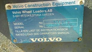 FORKS HOLDER PLATE 80041 enganche rápido para Volvo L50E cargadora de ruedas