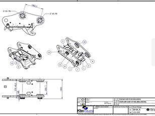 Klac H PLUS snelwissel voor Case CX145. graafmachine