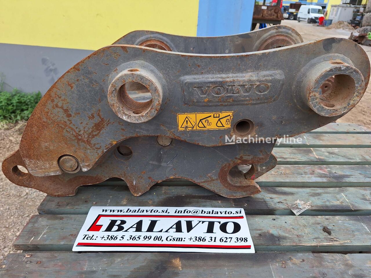 attache rapide Volvo 14709434 pour excavateur Volvo EC140, EW140, ECR145