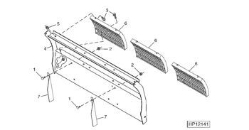 Calandre AH213353 pour moissonneuse-batteuse John Deere - Agronetto