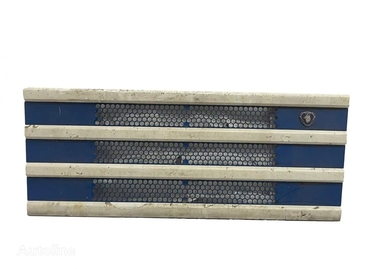 Grilă Față 1397570/1371856 Albastră cu Bare Albe parrilla de radiador para Scania Hexagonal pentru o ventilație optimă camión