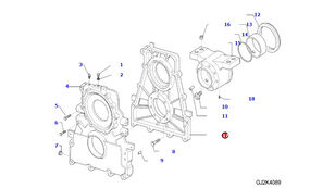 essieu arrière 42T-23-H0P49 pour chargeuse sur pneus Komatsu WA100