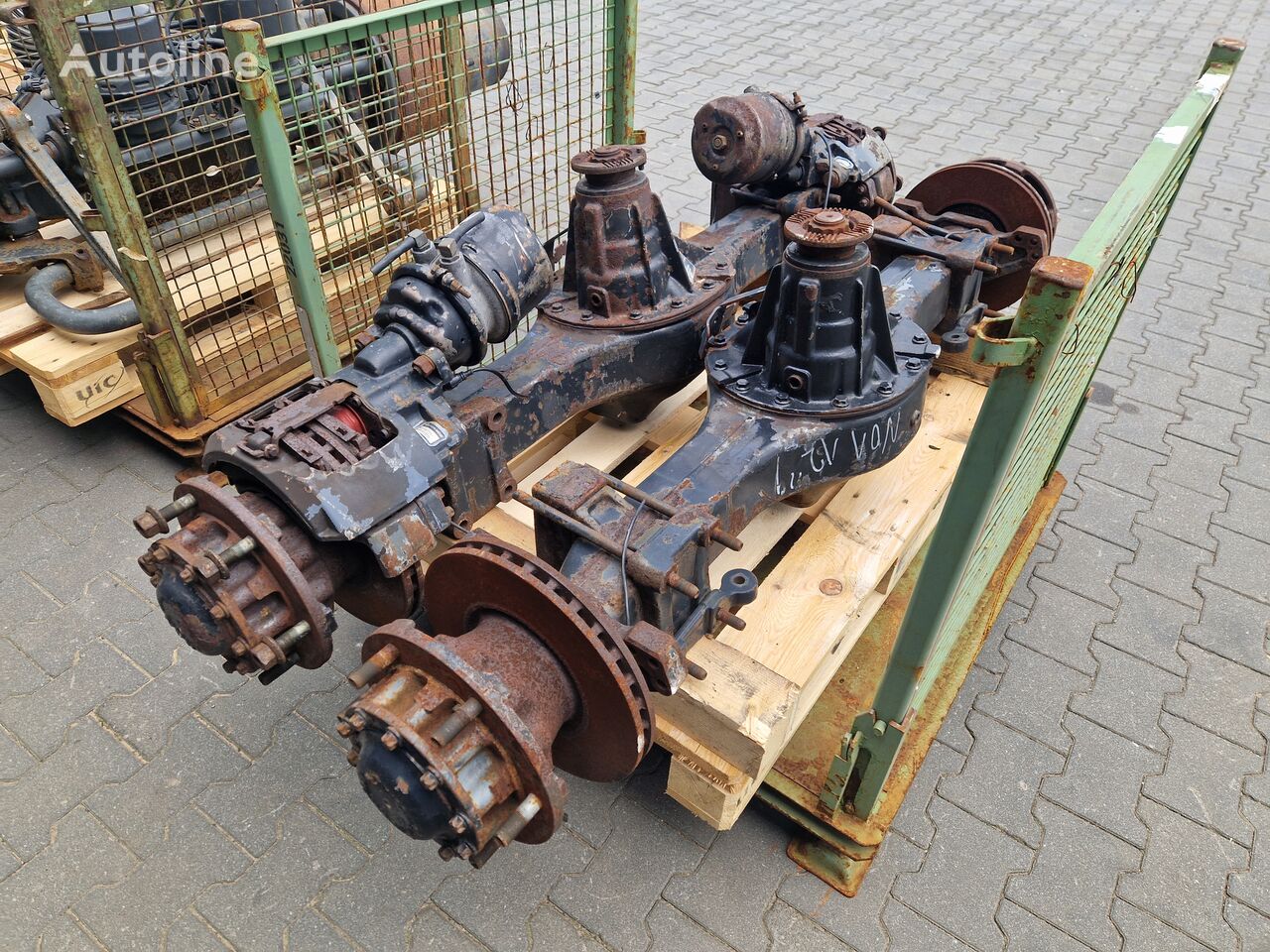 MAN Hinterachse Rear Axle Most napędowy Kompletny Dyfer TGL HY0512 H zadnji most za MAN Hinterachse Rear Axle Most napędowy Kompletny Dyfer MAN TGL HY0512 HY-0512 Resor 37/11 37:11 3.36 kamiona