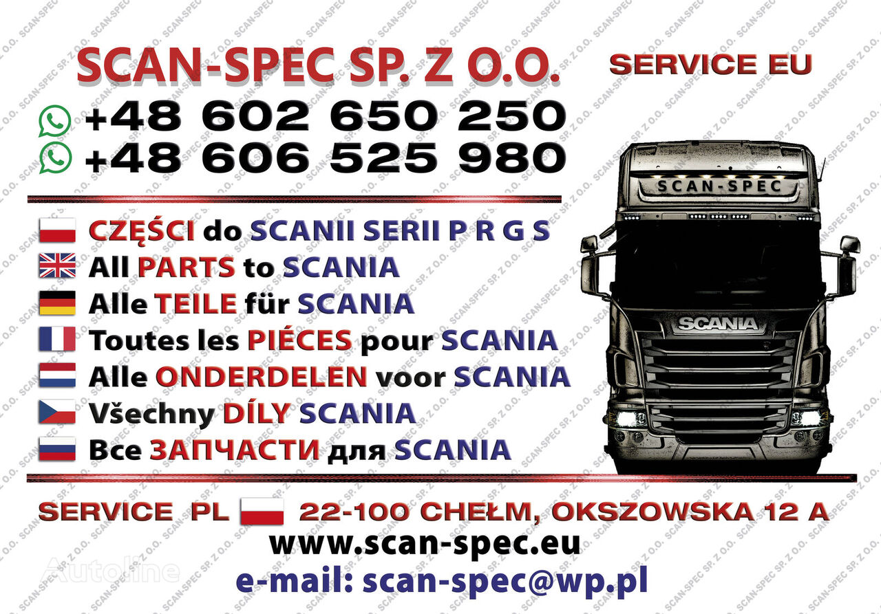 zadní náprava Scania RB 662 / R 660 pro nákladní auta Scania P R G 2004-2010