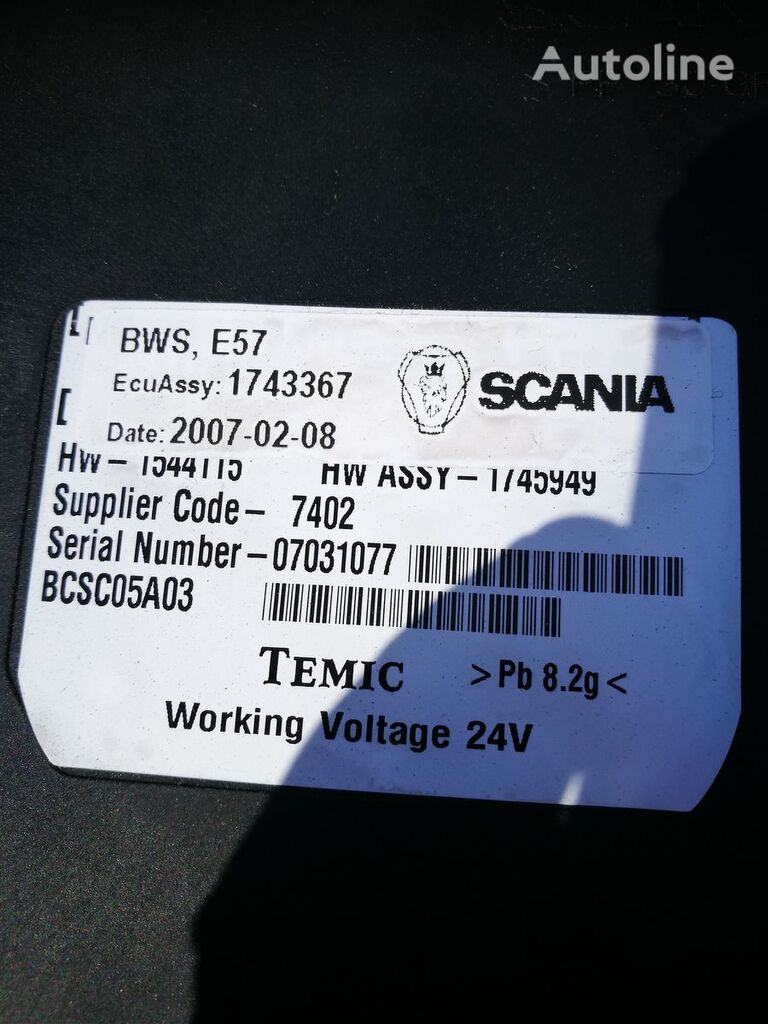 relay for Scania 124 , 1743367 truck