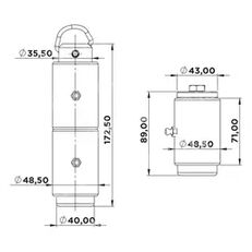 kit di riparazione Akyüzler 3140003 per Akyüzler