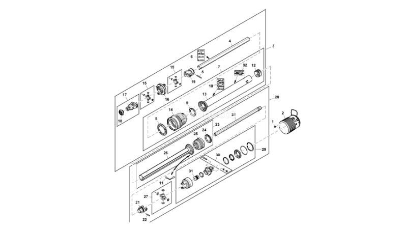 John Deere 960 DC217578 repair kit for John Deere 960 baler