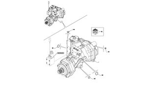 ремкомплект Zestaw uszczelek 47871752 для трактора колесного New Holland T6070