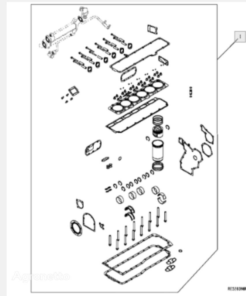 Kit de reparação dviguna para colheitadeira de grãos John Deere - Agronetto