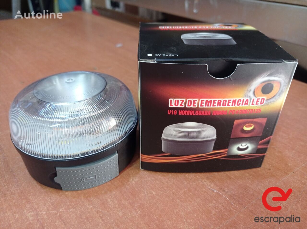 1 LUZ DE EMERGENCIA COCHE Y MOTO MAGNÉTICA (V16) (STOCK NUEVO) rotating beacon