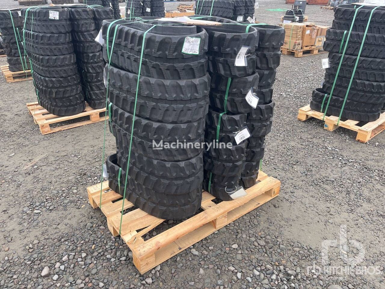 резиновая гусеница Quantity of (10) Rubber Tracks для строительной техники