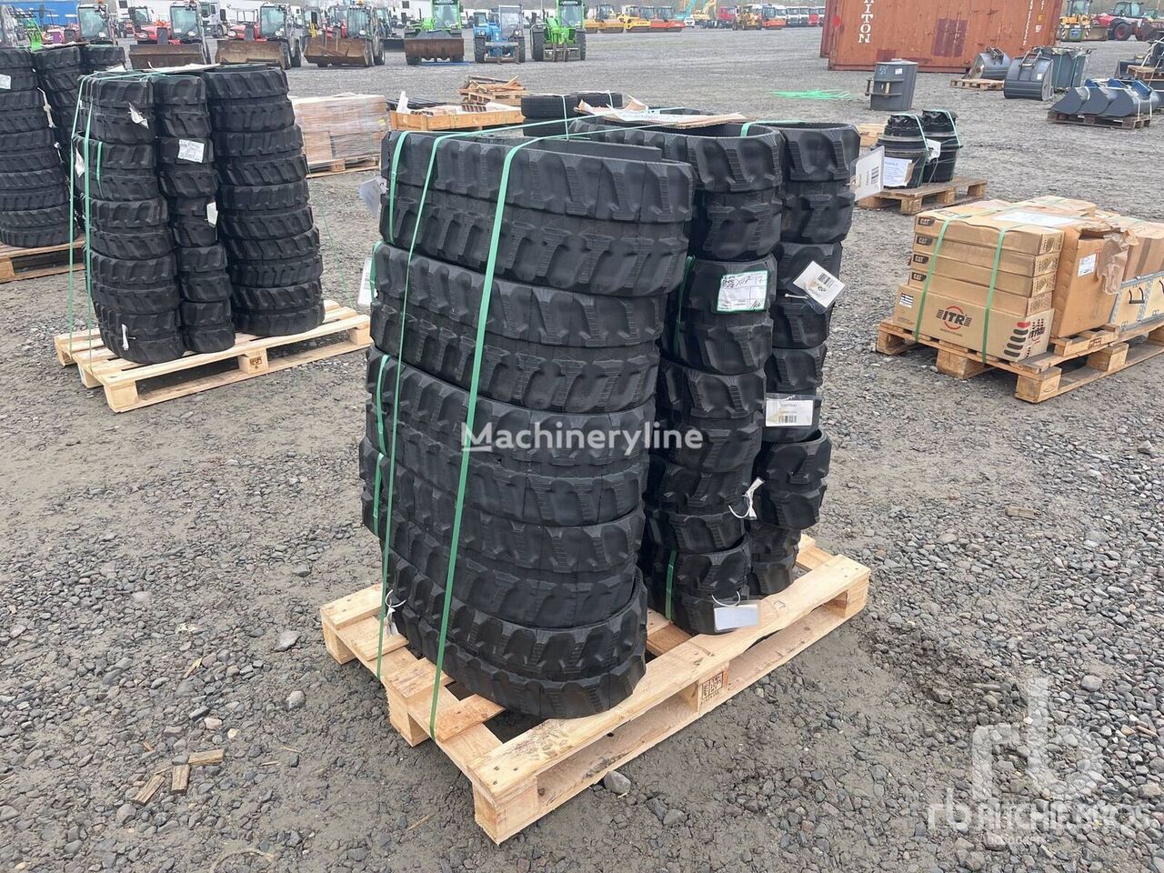 Quantity of (10) Rubber Tracks for mini excavator