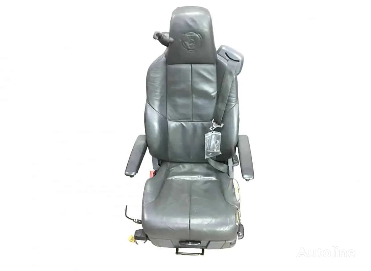 Scaun șofer seat for Scania din piele cu tetieră și cotiere truck