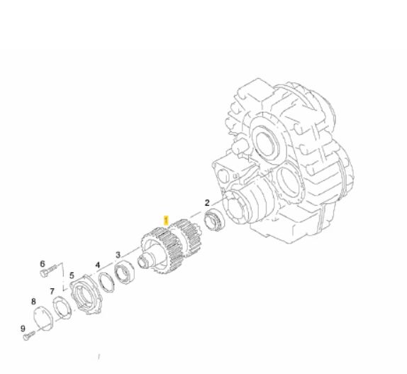 MAN Mittlere Mittelwelle Intermediate Center Shaft Wałek napędowy Sh secondary shaft for MAN  MAN Mittlere Mittelwelle Intermediate Center Shaft Wałek napędowy Shaft Welle Rolle ZF G252Z-L G253Z-L G253P22-LWałek napędowy Shaft Welle Rolle MAN ZF G252Z-L G253Z-L G253P22-L G253P32-L G252P22-L G253P32L Transfer Case Tussenbak Zwischengetriebe Verteilergetriebe Parts truck