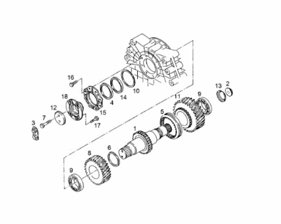 вал вторичный MAN Wałek napędowy Shaft Welle Rolle ZF G252Z-L G253Z-L G253P22-L G2 для грузовика MAN Wałek napędowy Shaft Welle Rolle MAN ZF G252Z-L G253Z-L G253P22-L G253P32-L G252P22-L G253P32L Transfer Case Tussenbak Zwischengetriebe Verteilergetriebe Parts