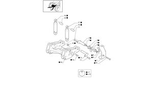 sensor voor New Holland T6010 T6070  wielen trekker