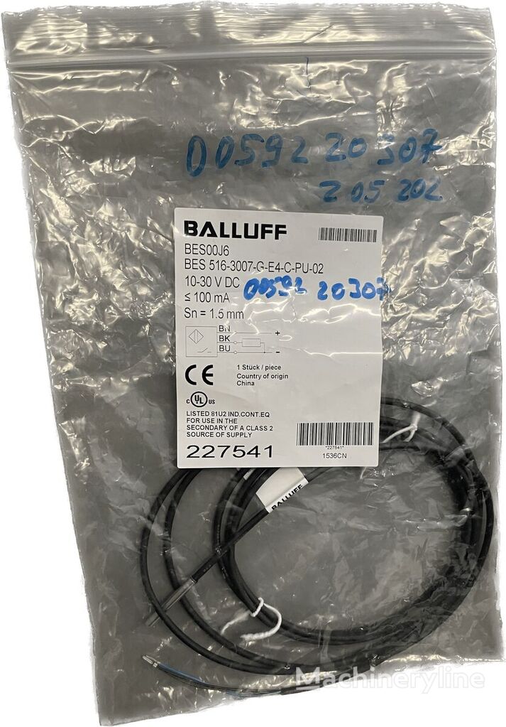 أداة الاستشعار (مجس) Balluff BES 516-3007-G-E4-C- لـ المعدات الصناعية