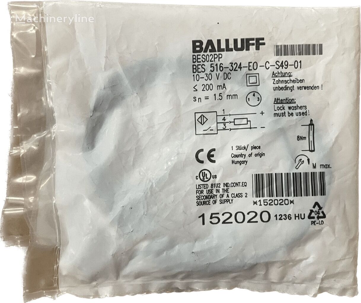 Balluff BES02PP sensor for industrial equipment