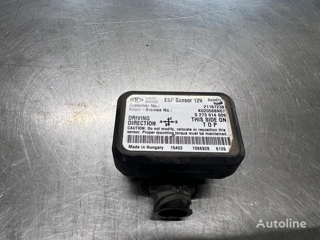 Knorr-Bremse ESP 21167238 sensor para Volvo camión