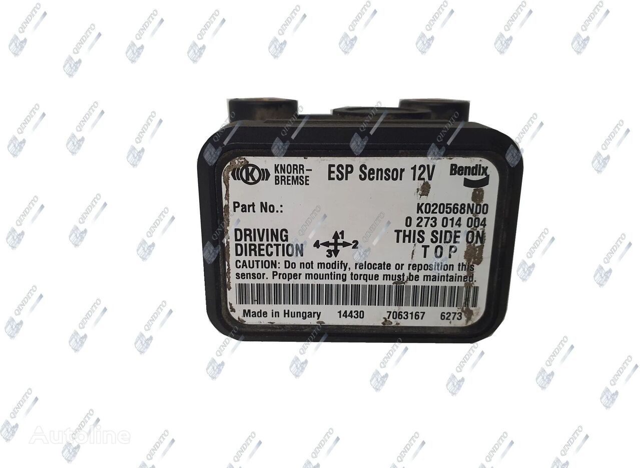 Knorr-Bremse ESP CZUJNIK VOLVO RENAULT MERCEDES DAF SCANIA MAN 0273014004 sensor para tractora