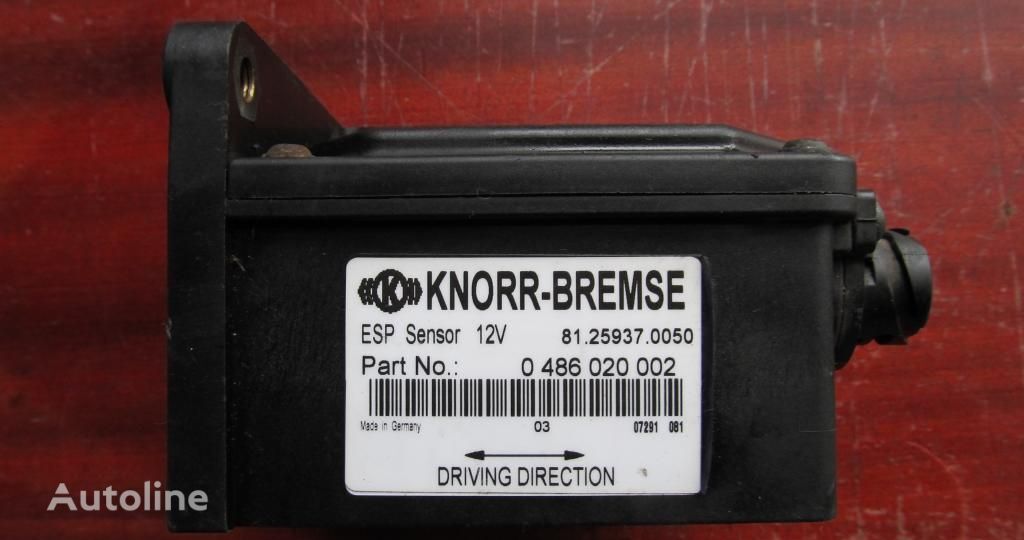 датчик Knorr-Bremse SENSOR CZUJNIK ESP duży wybór oryginał до тягача MAN TGA TGX