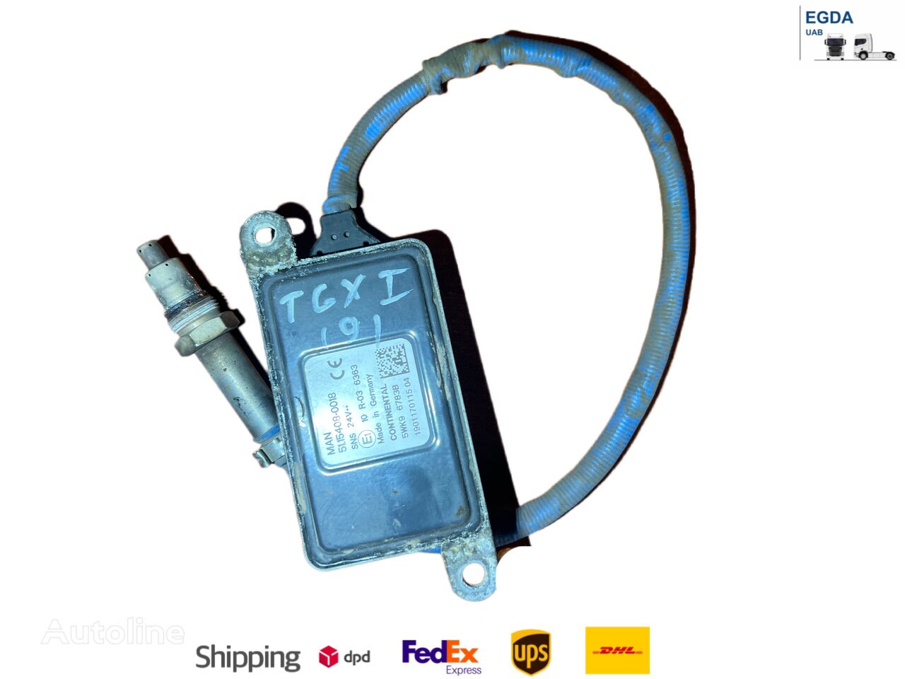 MAN NOX sensor for truck tractor