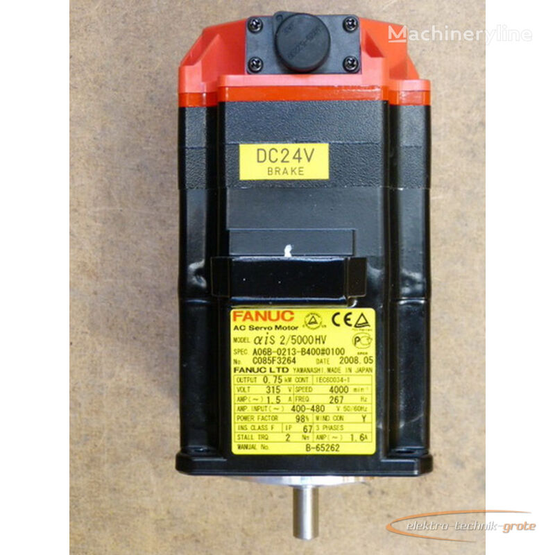 servomotor Fanuc A06B-0213-B400#0100 AC