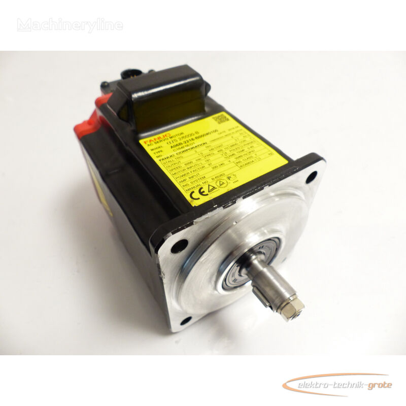 Fanuc A06B-2218-B000 # 0100 Motor + A860-2050-T321 SNC164F0ED1 - ungeb servomotor