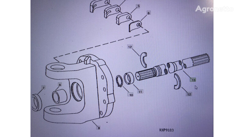 вал за колесен трактор John Deere R100570