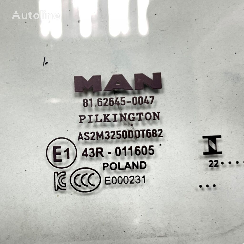 MAN,PILKINGTON TGX 18.470 (01.20-) side window for MAN TGL, TGM, TGS, TGX (2020-) truck tractor