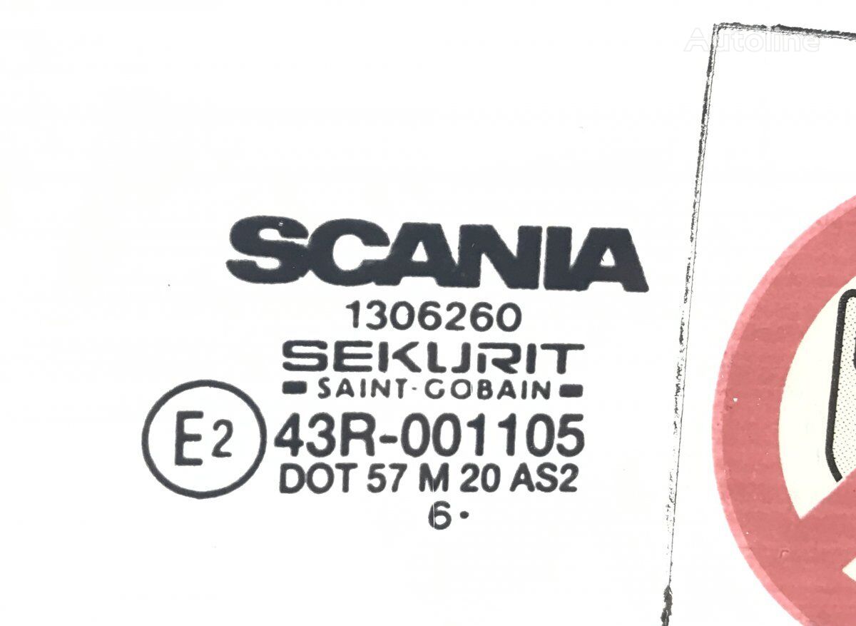 боковое стекло Scania 4-series 124 (01.95-12.04) 1306260 для тягача Scania 4-series (1995-2006)