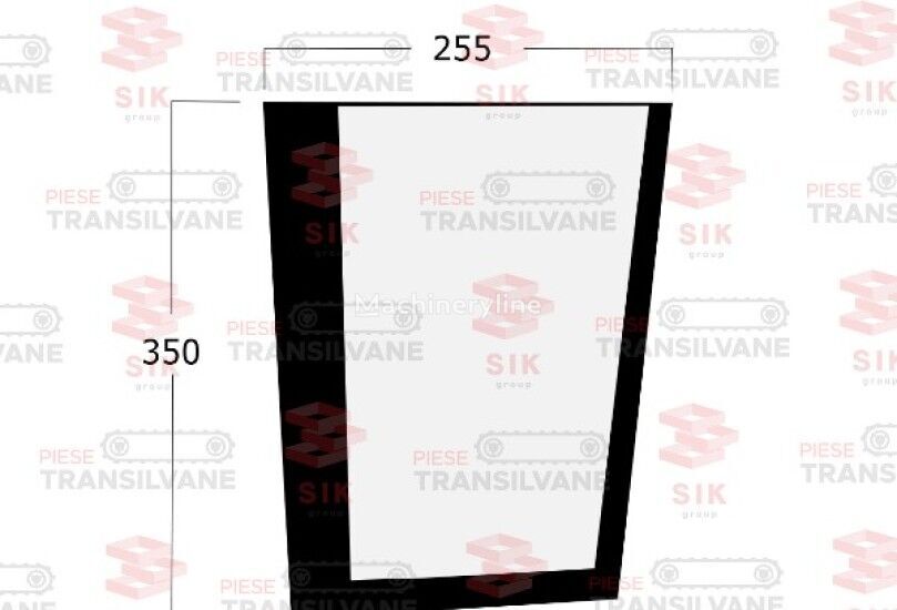 küljeklaas tüübi jaoks laadur-ekskavaatori Volvo  BL61/ BL70/ BL71