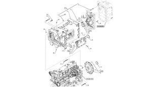 гумено-метален амортизер 90mm id x 110mm od x 59,5mm 87528657 за тркала трактор New Holland T6070