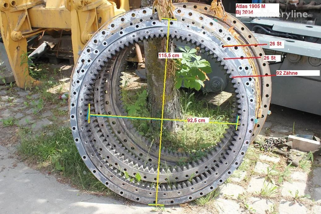 Coroană de rotire pentru excavator , diametru exterior 115,5 cm, slewing ring for Atlas 1905 M construction equipment