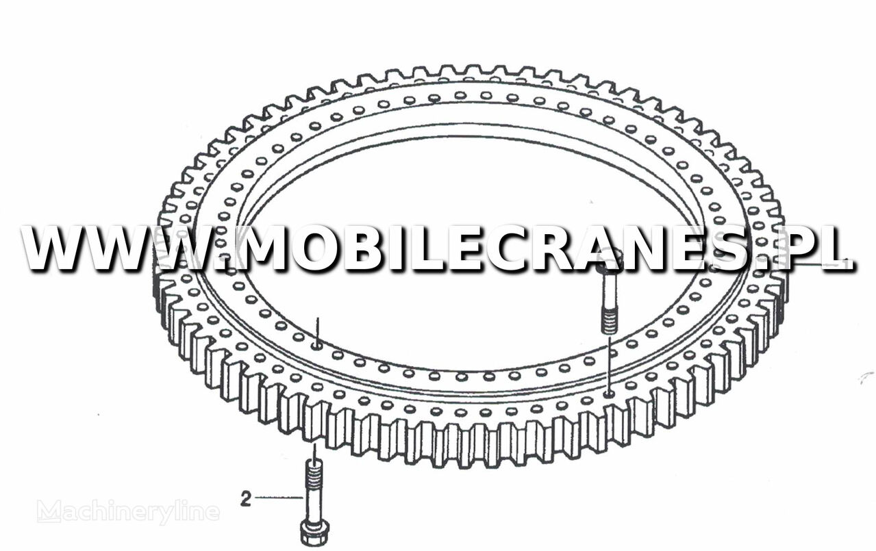 Liebherr 591922708 slewing ring for Liebherr LTM 1040 mobile crane - Machineryline