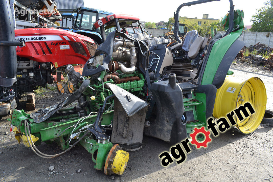 John Deere 6155 6115 6125 6130 6140 6150 M parts, ersatzteile, części, transmission, engine, axle, skrzynia, silnik, most, getriebe, motor, final drive, gearbox. recambios para John Deere 6155 6115 6125 6130 6140 6150 M tractor de ruedas